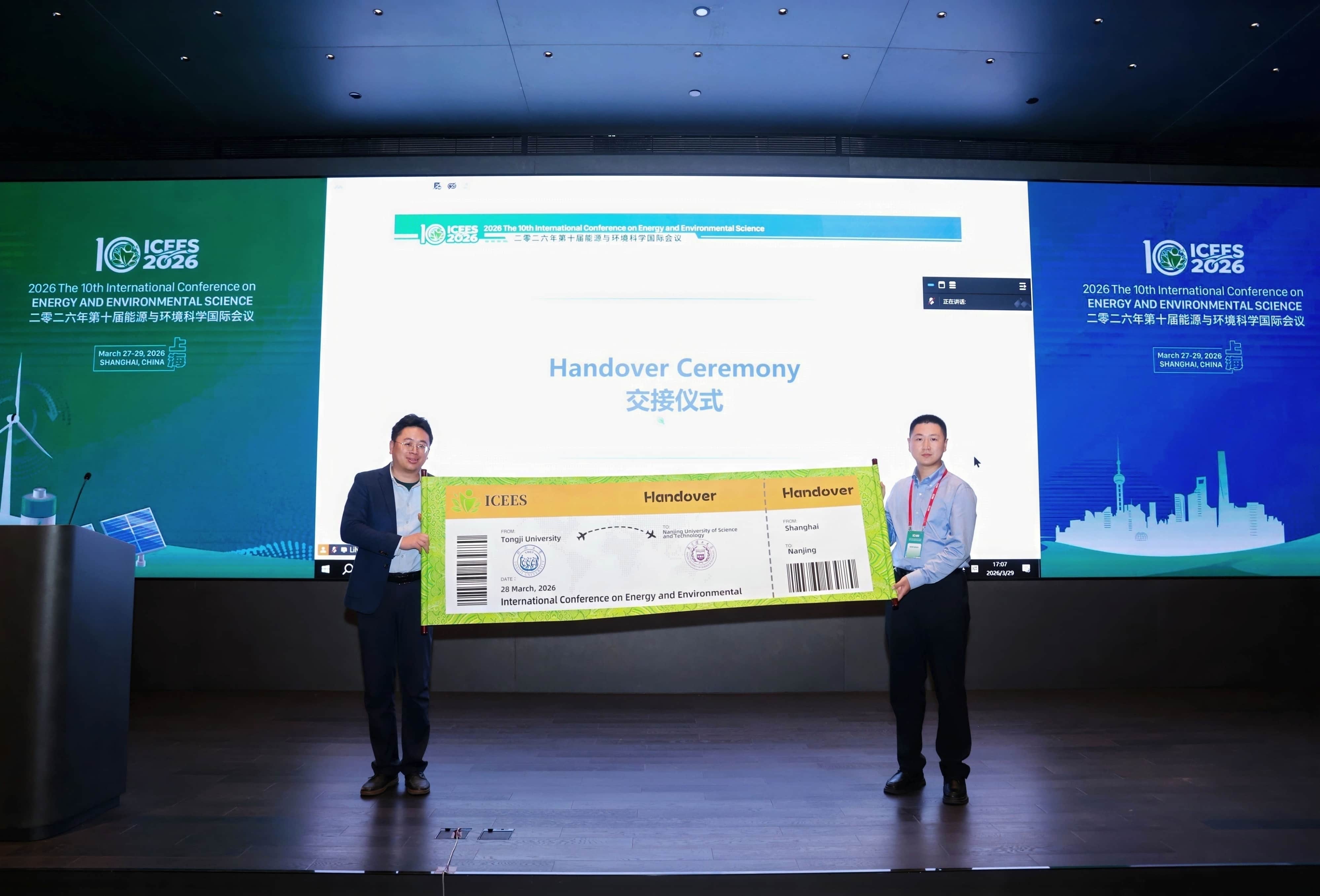 Handover Ceremony